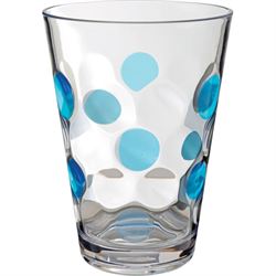 Drikkeglas 35 cl Baloons blå vandglas